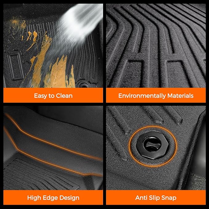 All Weather Floor Mat for Toyota 4Runner 2024 2023 2022 2021 2020 2019 2018 - Image 6