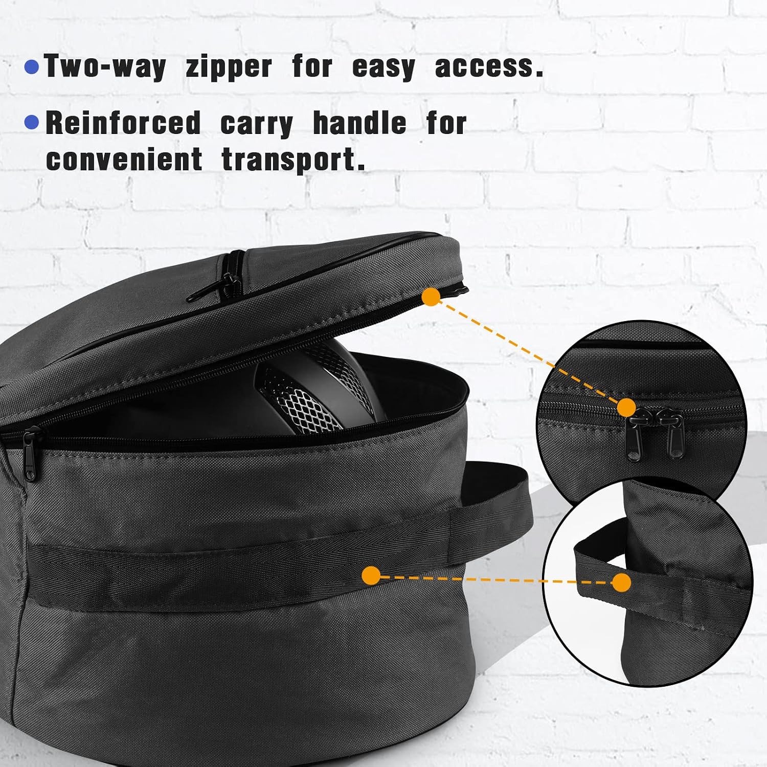 Harrison Howard Equestrian Motorcycle Riding Waterproof Helmet Bag Helmet Case Storage Carring Bag
