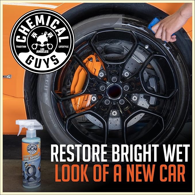 Chemical Guys Tire Kicker Sprayable Extra Glossy Tire Shine, Motorcycles - Image 6