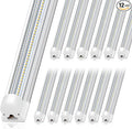 Barrina 8FT LED Shop Light, 100W 15000LM 5000K, V Shape Integrated T8 LED by Barrina