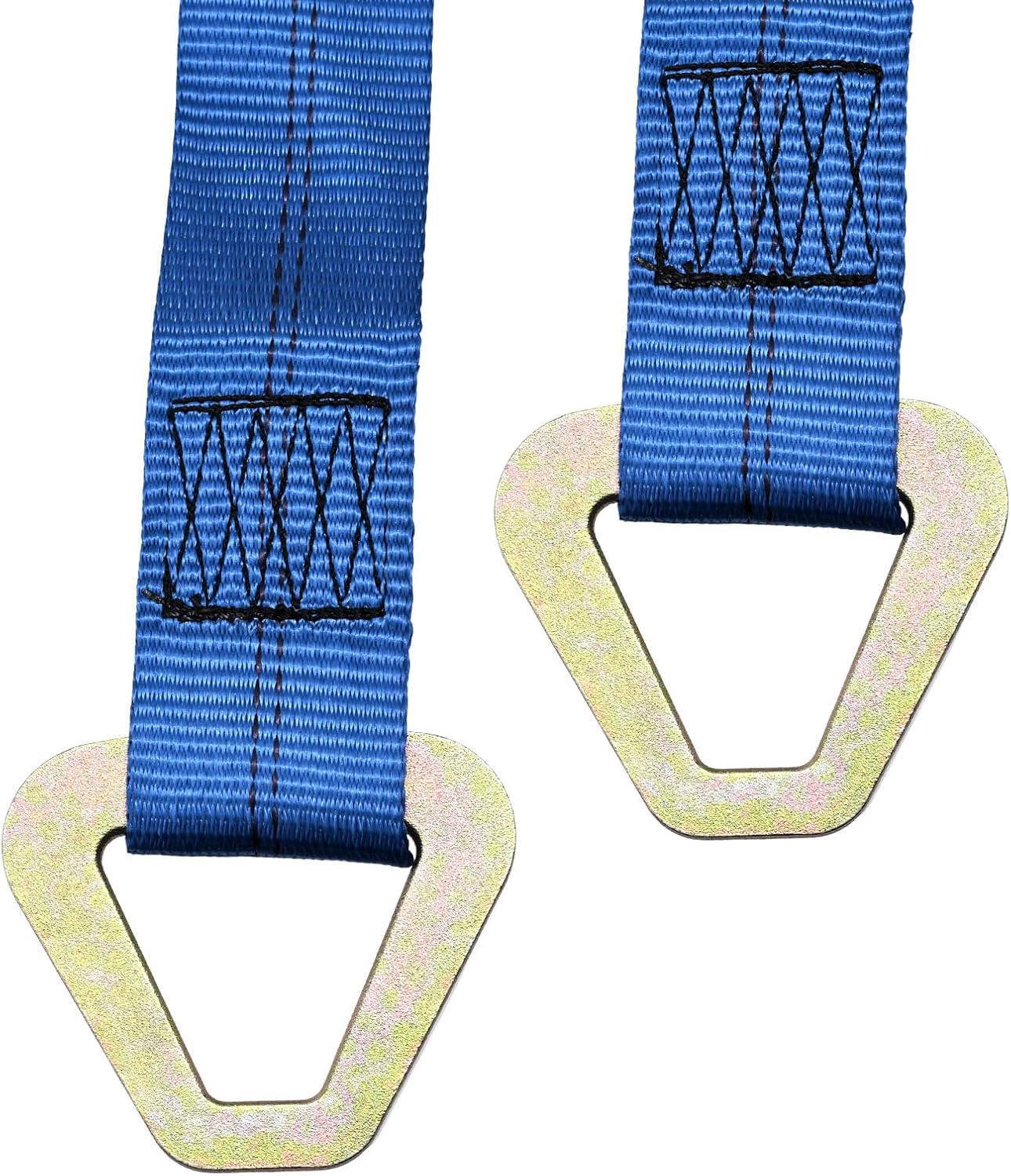 Axle Straps 10000 Lbs Break Strength 3335 Lbs Working Load Blue Car Axle Straps for Race Car Hauler Tow Truck 4x4 Off-Road,4 Pack (2 Inch by 36 Inch)