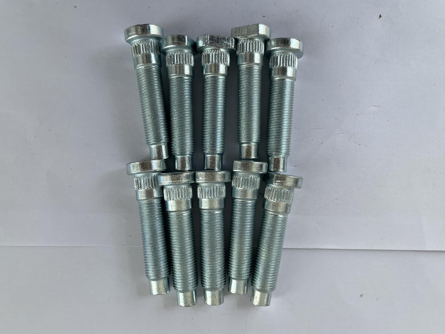 10 PCS 1/2-20 Serrated Wheel Stud Bolts 610-523 0.56 in. Knurl, 2.3 in. Length Compatible with 2005-2014 Ford Mustang Front Hub