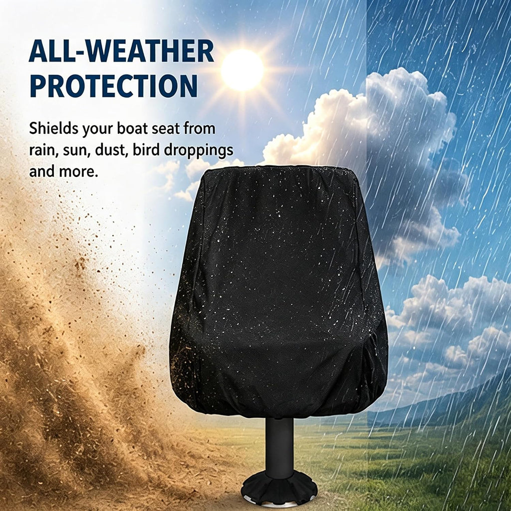 Boat Seat Cover for Sea Ray 250 Amberjack 2004-2008 | Waterproof Captains Chair Boat Seat Cover Outdoor Yacht Chair Protector