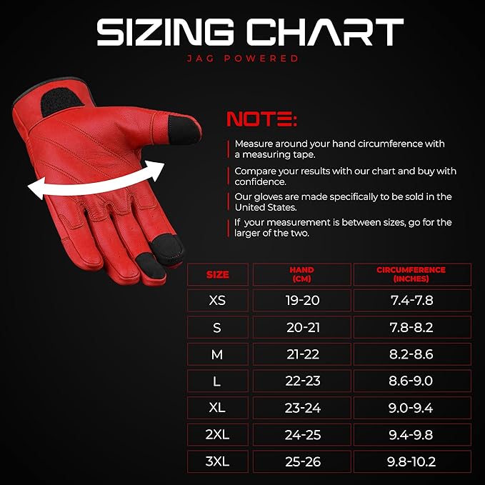 J.A.G. Motorcycle Gloves - Image 3