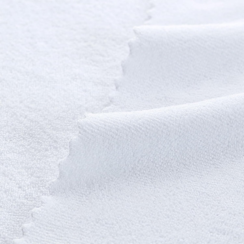 Arkwright Smart Rags Microfiber Cleaning Cloths, Pack of 50 in a Box, Lint Free 180 GSM Reusable Towels for Auto, Office and Household Cleaning, 12 x 12 in, White