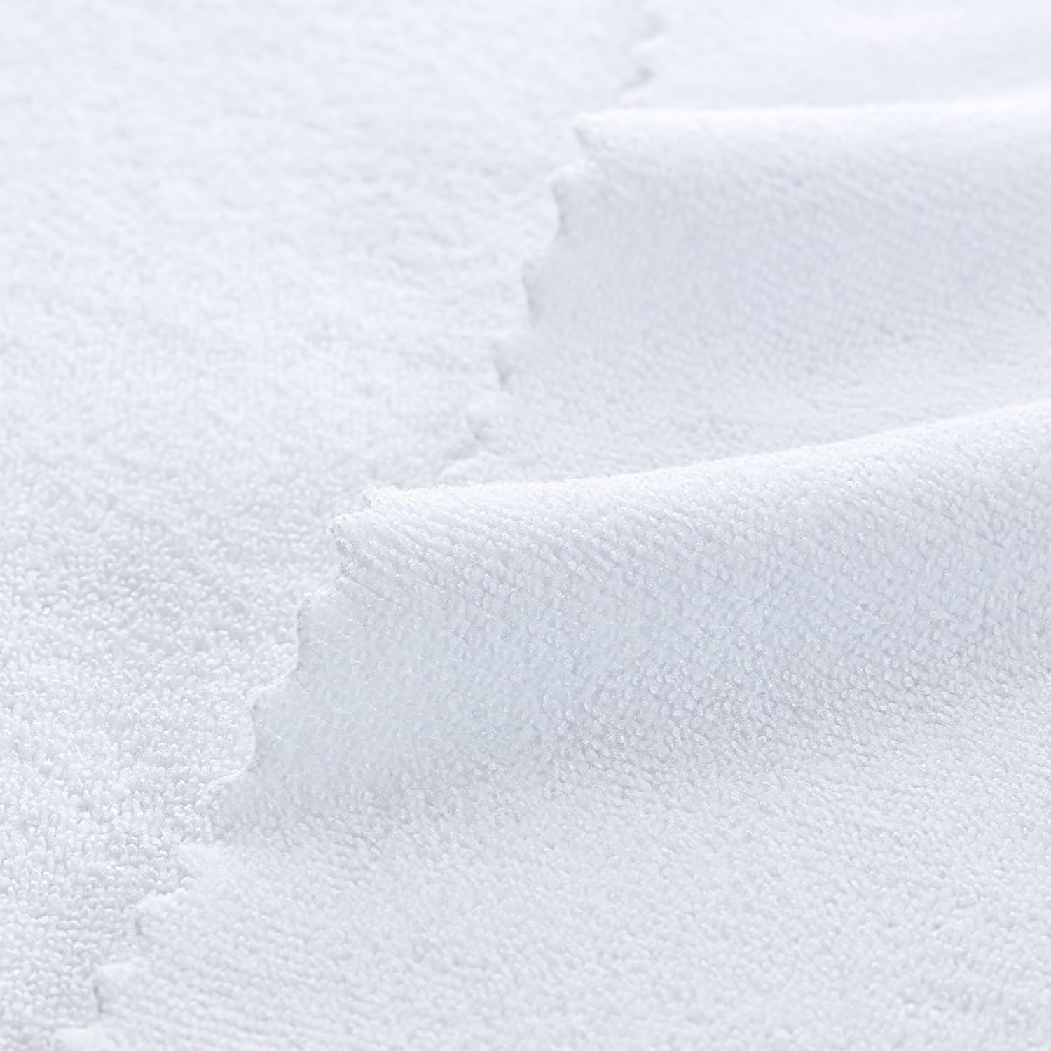 Arkwright Smart Rags Microfiber Cleaning Cloths, Pack of 50 in a Box, Lint Free 180 GSM Reusable Towels for Auto, Office and Household Cleaning, 12 x 12 in, White