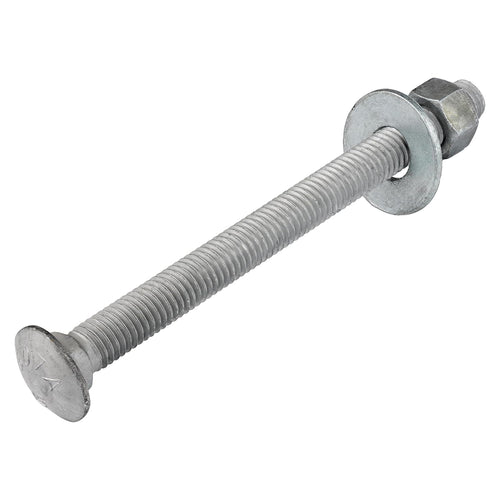 1/2" x 6" (25 pack) galvanized carriage bolt, main product view
