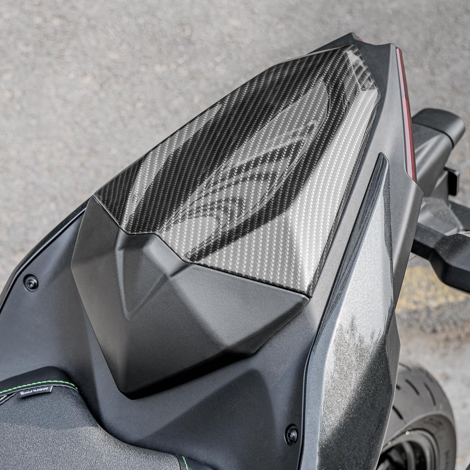 Motorcycle Rear Seat Cowl for Kawasaki Ninja Z 500 Ninja500 2024-2026 Z500 2024 2025 Tail Seat Fairing Pillion Cover Set (Carbon Fiber)