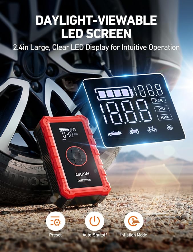 AstroAI S8 Air Jump Starter - Image 4