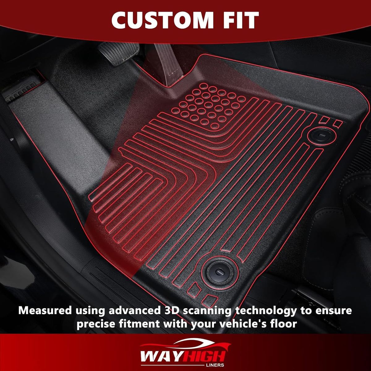 floor mats & cargo liner for 2025 2026, side view