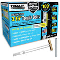 toggler snaptoggle toggle bolt 3/16-24 unc, 100 pack, main product view