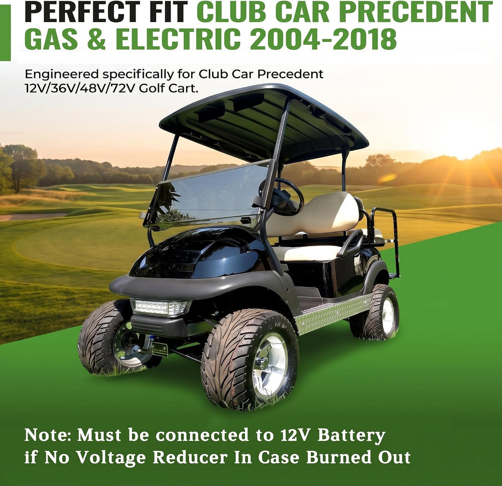 10L0L Golf Cart Light Kit for Club Car Precedent Gas and Electric 2004-2018