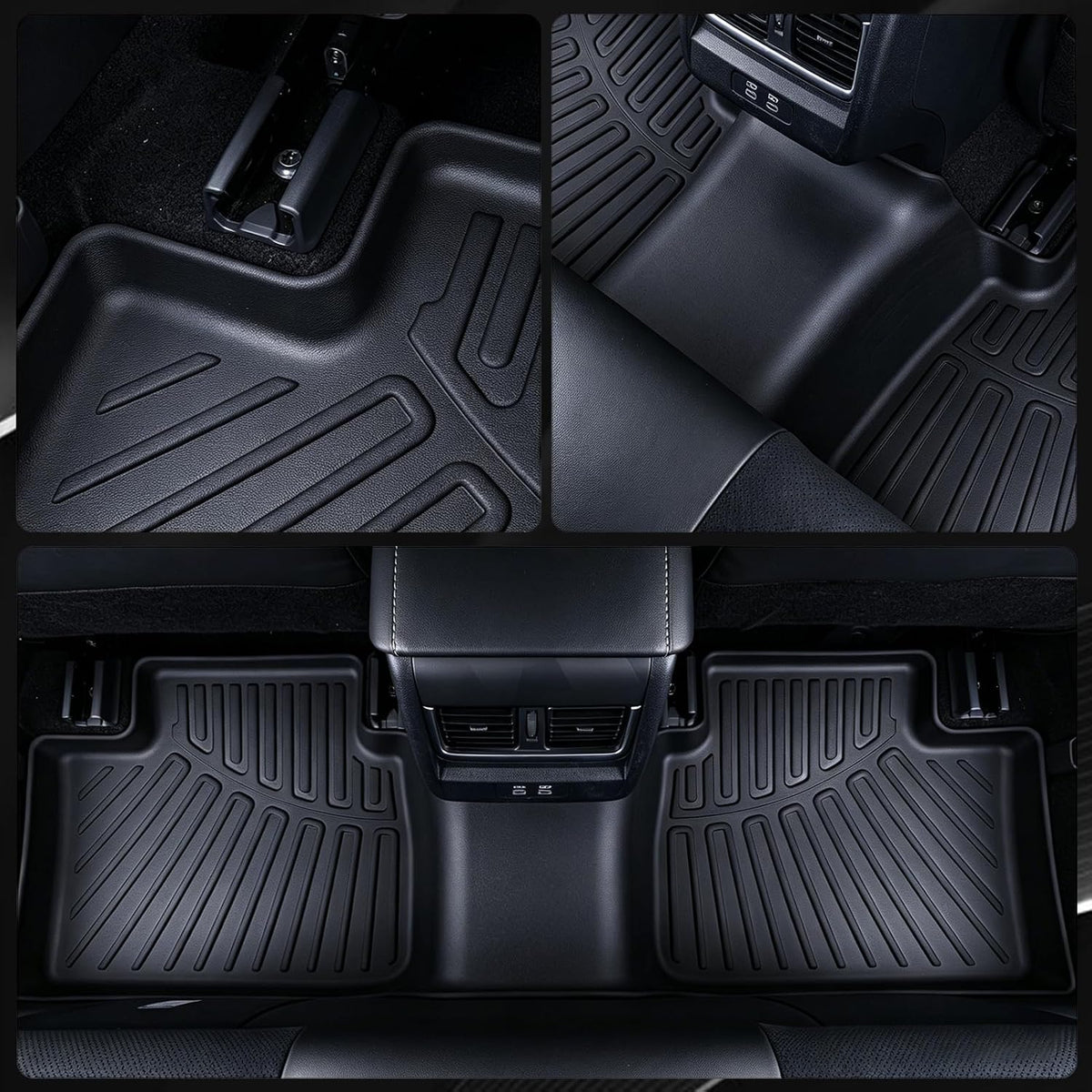 floor mats for 2007-2013 chevrolet silverado & gmc showing dimensions