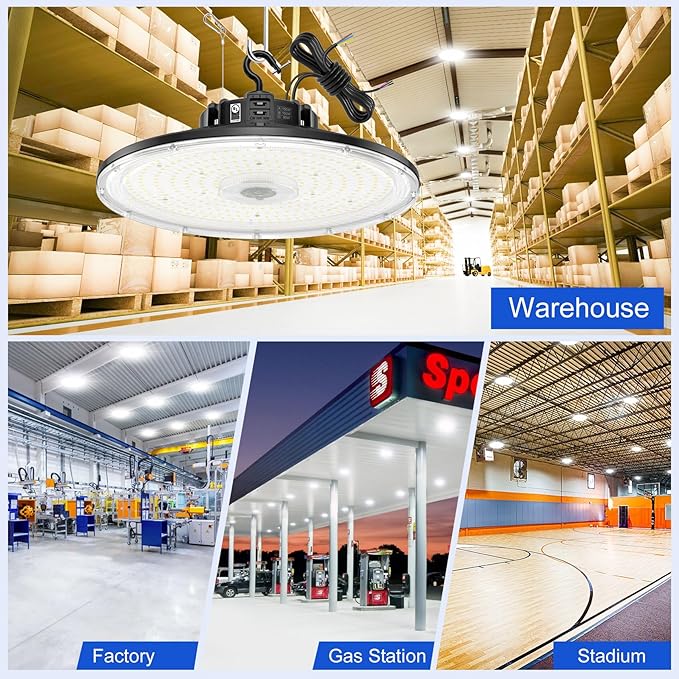 UFO LED Low Bay Light 4000K 80W 100W 150W 21, 000Lumen 3000K Highbay UFO Lights - Image 6