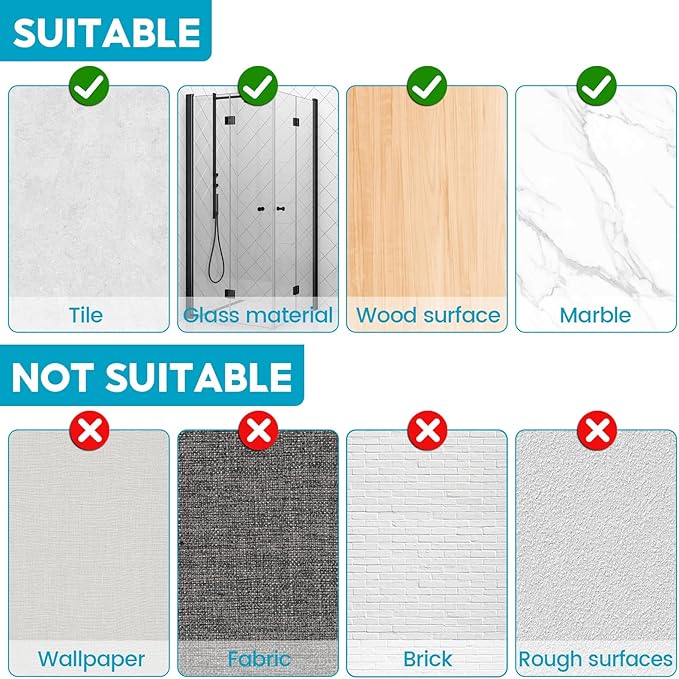 Broom Holder Wall Mount, 6 Pack Broom and Mop Organizer Wall Hanging Self - Image 4