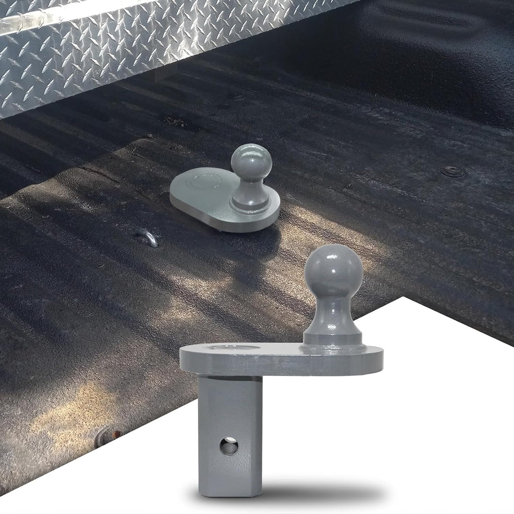 GNXA4085 Gooseneck Ball Extender, Heavy Trailer Hitch for B&W Trailer Hitches Turnoverball Gooseneck Hitch Extender, 4 Inches Offset, 20000 lbs GTW/ 5000 lbs VTW, 2-5/16 Inch Diameter Ball