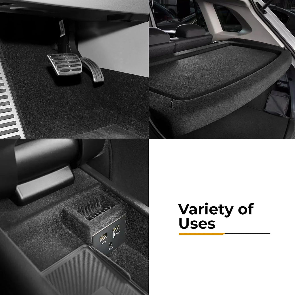 Siless 59"x122" Black Underfelt Carpet for Speaker, Sub Box Carpet, Auto, RV, Boat, Marine, Truck, Car Trunk Felt Fabric Material