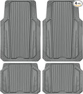 CAR PASS Heavy Duty Sporty Rubber Car Mats, Deep Dish All Weather Car Floor by CARPASS