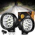 auxbeam 4in 90w round led offroad lights, 2pcs, main product view