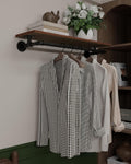 clothes rack 36in, wall mounted garment rack with, main product view