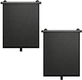 2 PCS Car Side Window Sun Shade, 17.7'' x 20'' Retractable Roller Car Window Shade with Suction Cups, Blocks Heat and Glare Protection Vehicle Sun Shades, Fit for Cars SUV Truck