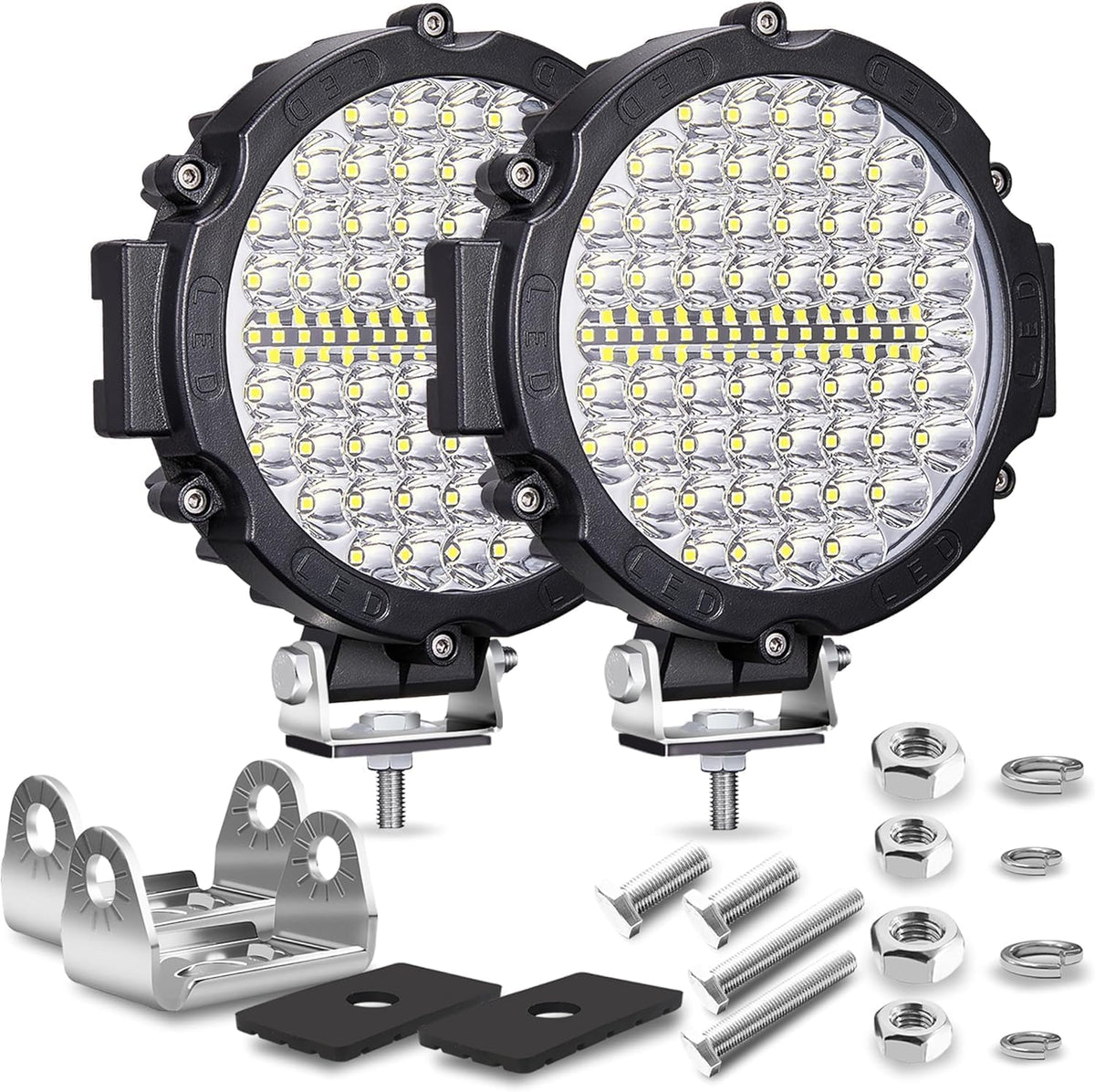 7 inch round led off road lights, 210w, main product view