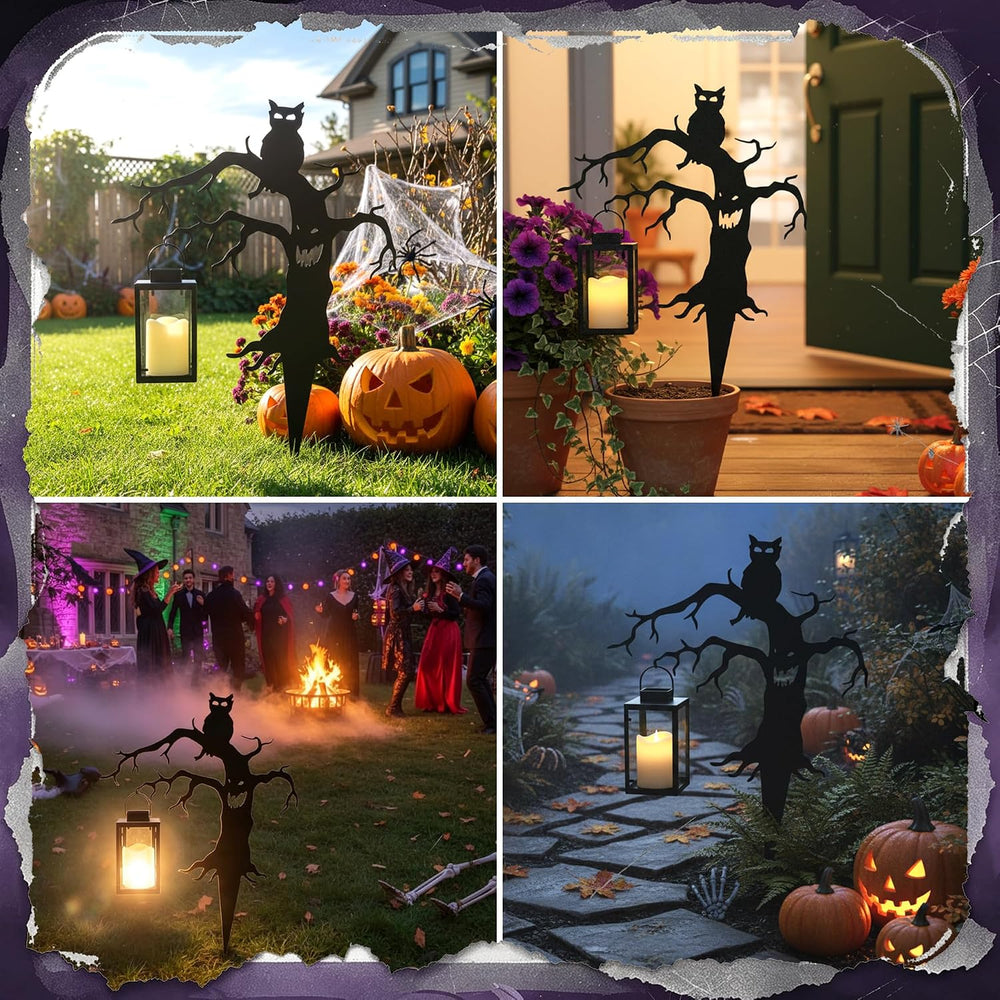 Halloween Stump Ghost Stakes Zombie, Halloween Lights Outdoor Decoration