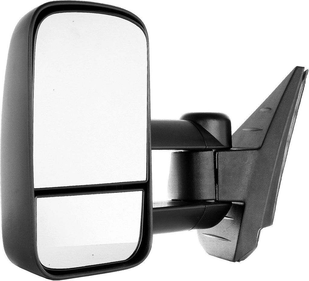 A Pair Towing Mirrors Fits 2008-2013 for Chevy Silverado for GMC Sierra 1500/2500 HD/3500, Manual Adjusted View Mirror