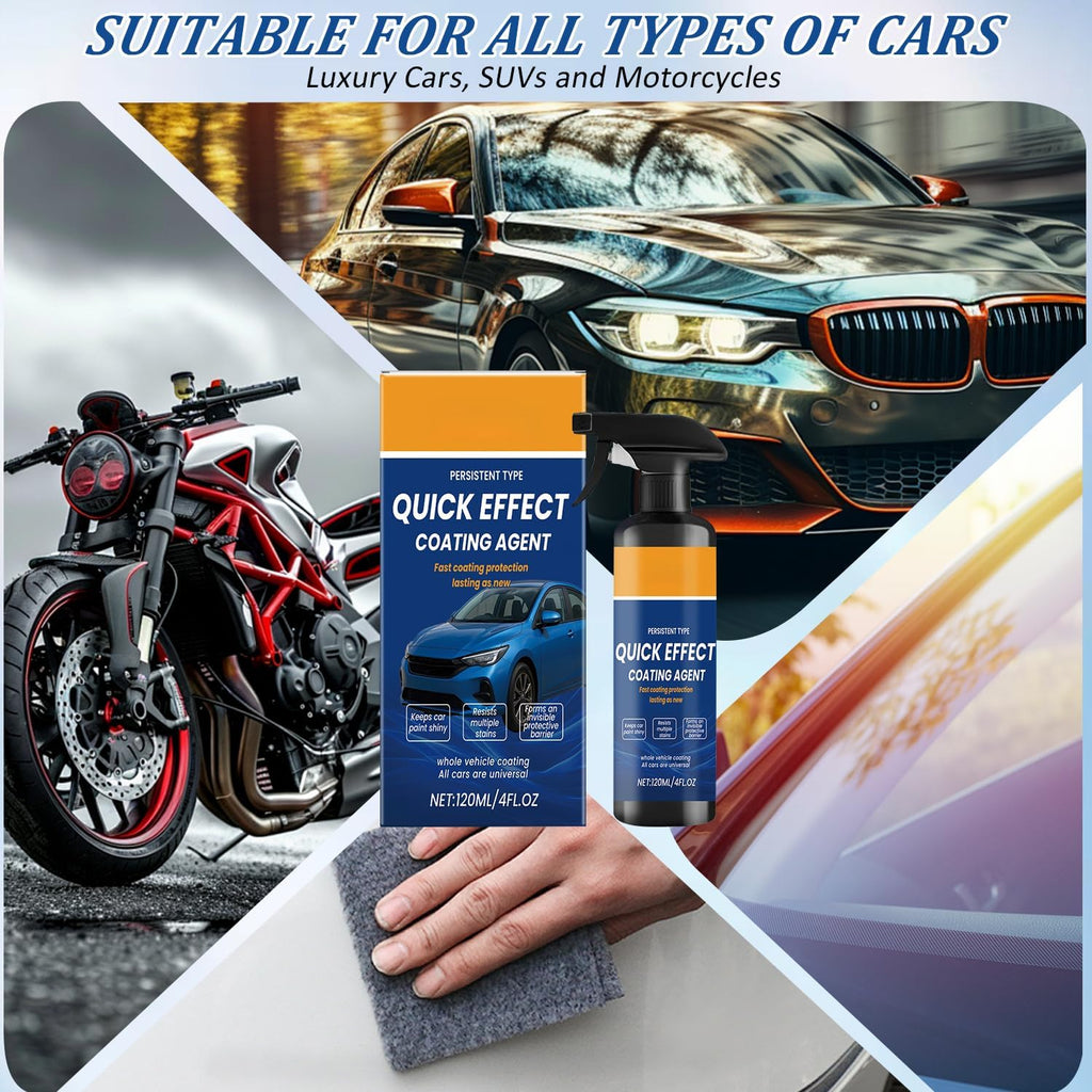 2Pcs Advanced Quick Effect Coating Agent,Advanced Car Quick-Acting Coating Agent Spray,Car Coating Spray, 2025 New Quicks Effective Coatings Sprays
