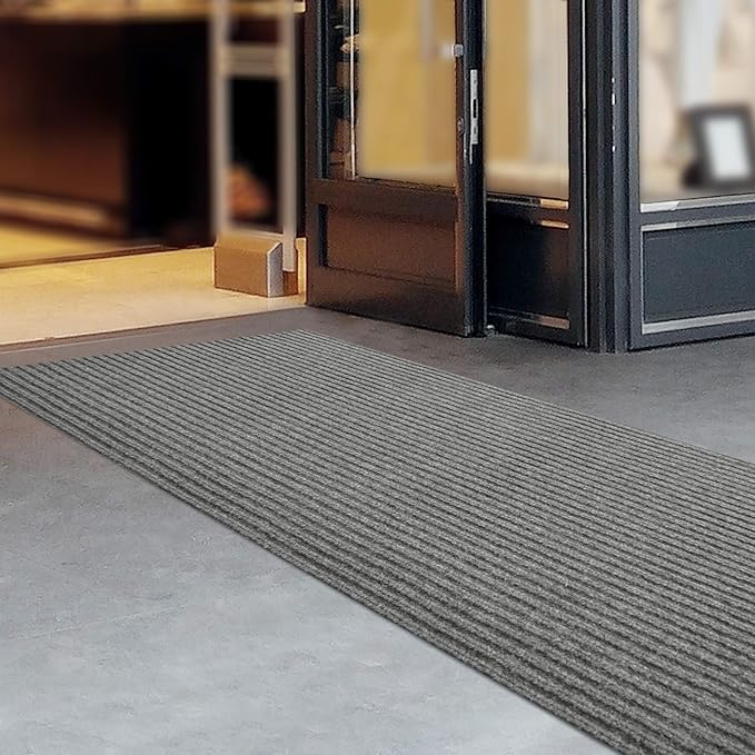 iCustomRug Spartan Weather Warrior Indoor/Outdoor Utility Ribbed Carpet Runner - Image 2