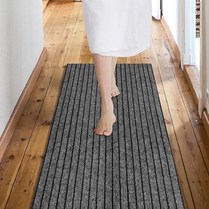 Custom Size Backed Non-Slip Area Rugs Runner, Easy Clean, Waterproof Runner Rugs by Weidear