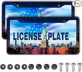 Car Plate Frame for Women Multicolor License Plate Frames for Men Forest Night by Unknown