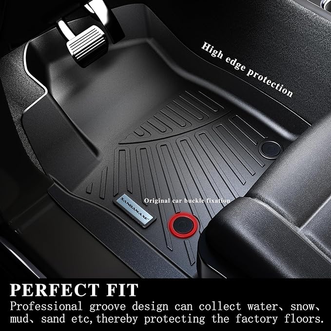 Floor Mats for 2024 2025 KIA K4, TPE All Weather Protection Car Floor - Image 3