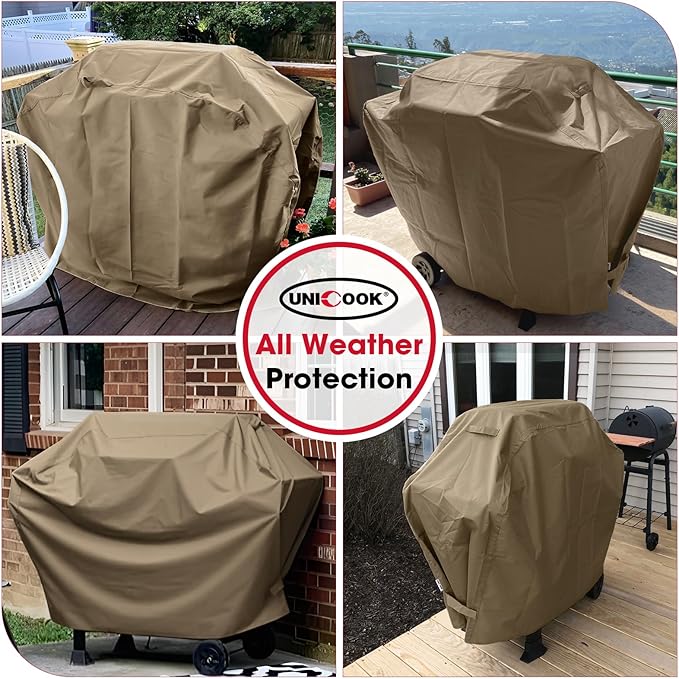 Unicook 50 Inch Grill Cover for Outdoor Grill, Gas BBQ Cover - Image 7