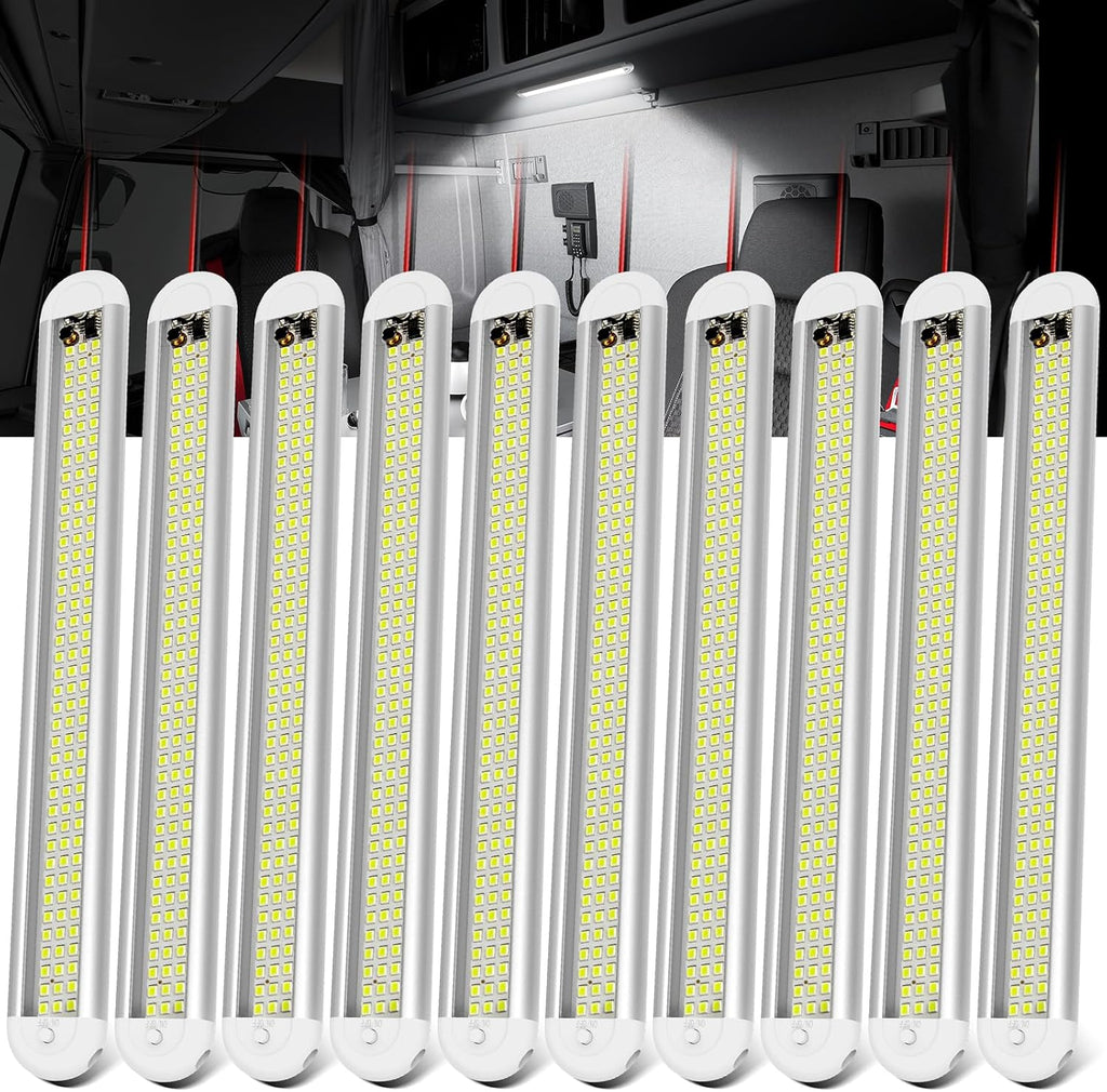 12v LED Interior Light Bar，CT CAPETRONIX 120LEDs 1500LM 8W DC 12 Volt led Strip