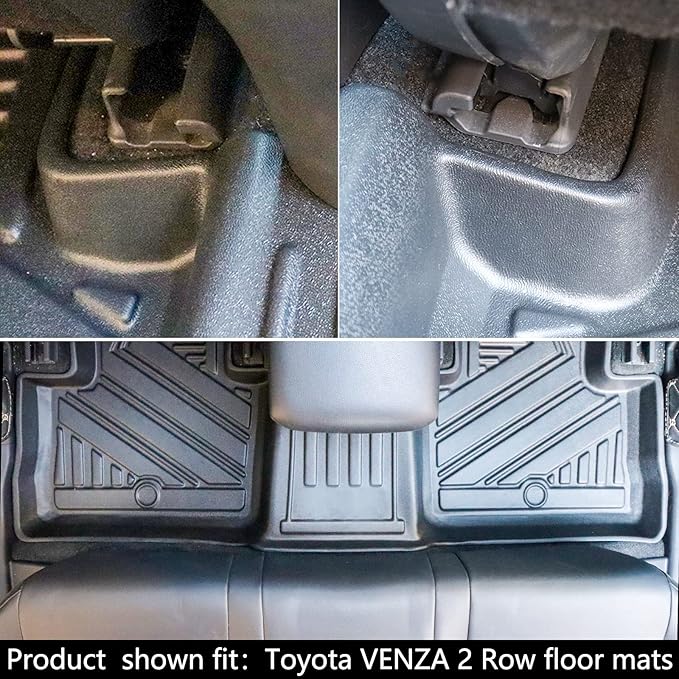 All -Weather Floor Mats Fit for Toyota Venza 2025 2024 2023 2022 2021 Trunk - Image 4