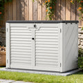 31 cu.ft outdoor storage, lockable vertical resin outdoor, main product view