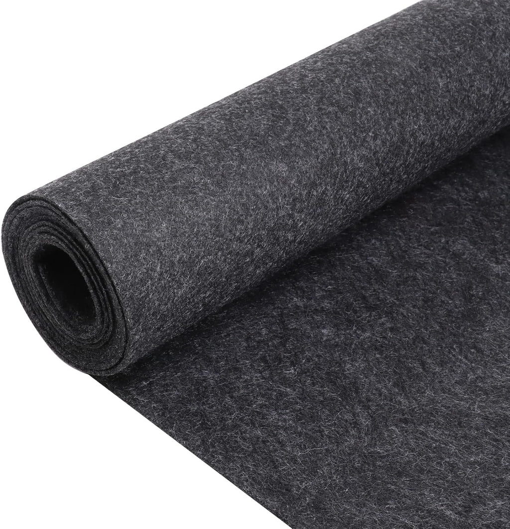 135"x78"Car Carpet Stain Resistant Carpet Liner Tear Resistance Covering Renovate for Truck Auto RV Boat Marine 2mm (Gray, 135inchx78inch)