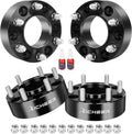 Richeer 2 inch 6x5.5 Hub Centric Wheel Spacers for 2024+ Tacoma Tundra Sequoia GX J250 LX600, 4PCS Forged 6x139.7mm Wheel Spacers with 14x1.5 Studs & 95.2mm Center Bore