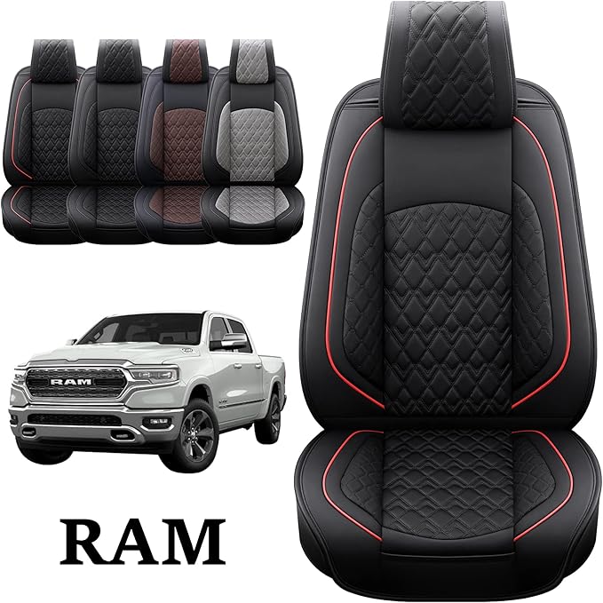 JOJOBAY Car Seat Covers for Dodge Ram Full Set, Fit Ram 2009-2025 - Image 6