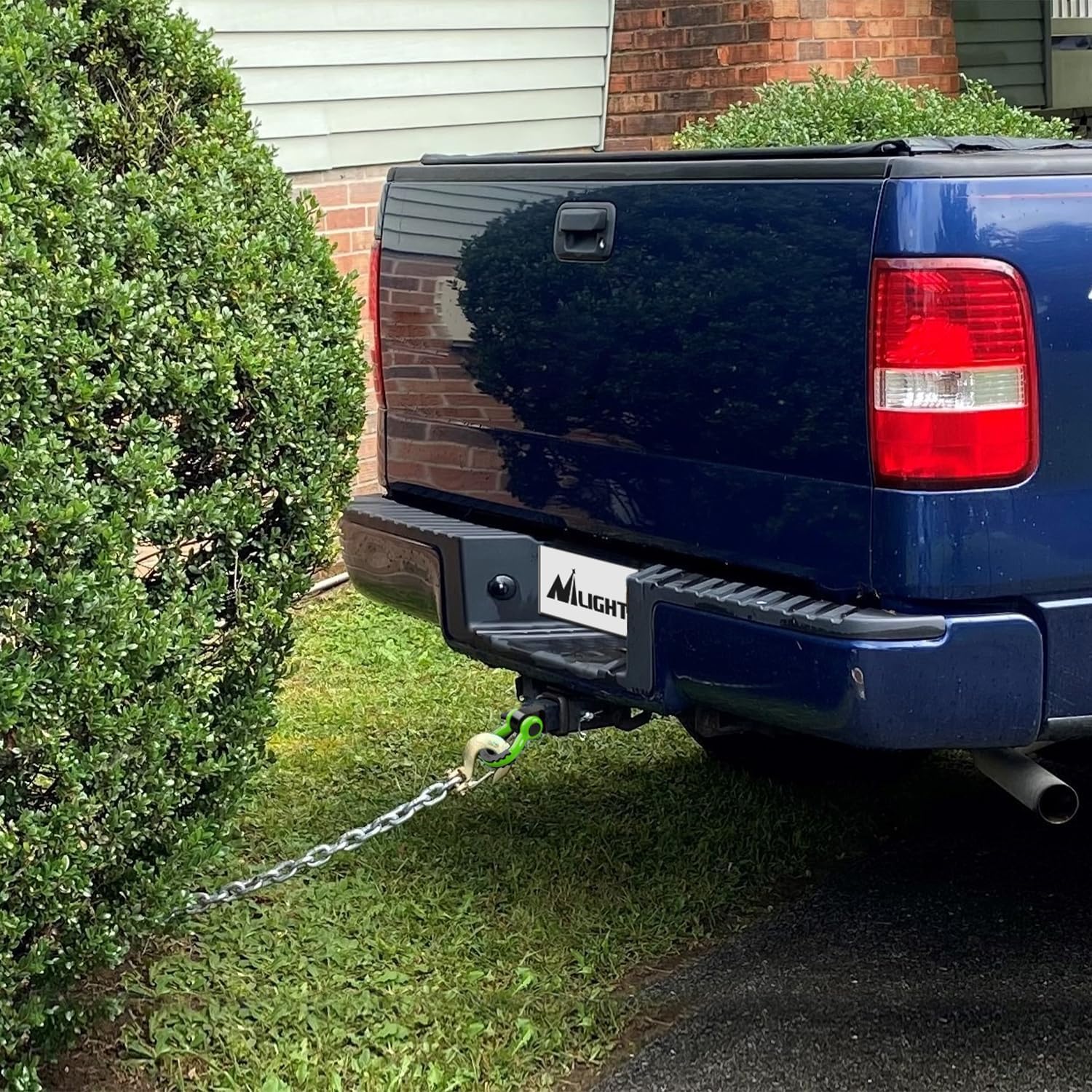 Nilight Shackle Hitch Receiver 2Inch 45000 LBs Breaking Strength 3/4" D Ring Shackle w/Trailer Hitch Pin Heavy Duty Solid Recovery Towing Kit for Trucks Jeeps Off-Road
