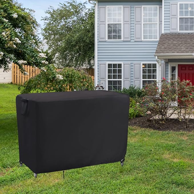 Kingling Outdoor Table Cover for Wicker Bar Cart, 44 Inch Waterproof Patio Bar - Image 7