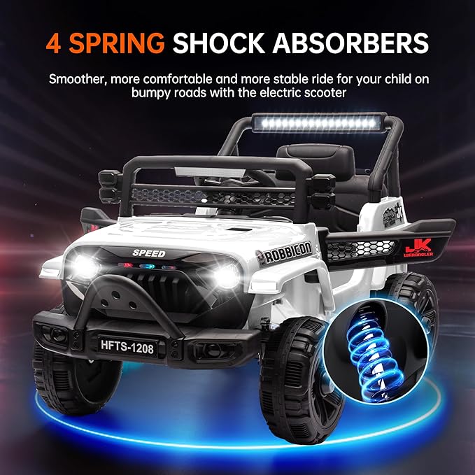 12V Ride on Electric Truck Car for Kids, 12V Kids Electric Vehicles w/Remote - Image 6
