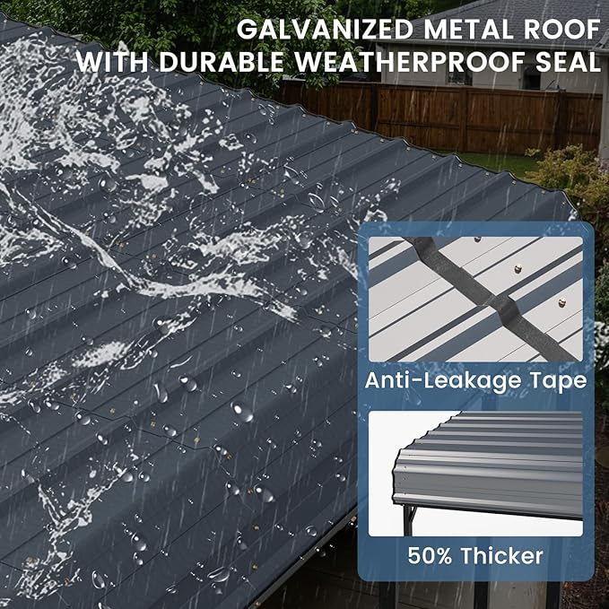 EROMMY 20x40 FT Metal Carport, Heavy Duty Carports - Image 3