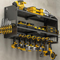 YYR Power Tool Organizer Wall Mount, Cordless Drill and Battery Holder