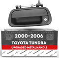 Tailgate Handle Latch Upgraded Metal, Compatible with 2000-2006 Toyota Tundra - Exterior Tailgate Assembly, Textured Black, w/Keyhole - OEM 69090-0C010-Metal, 80866, TO1915110
