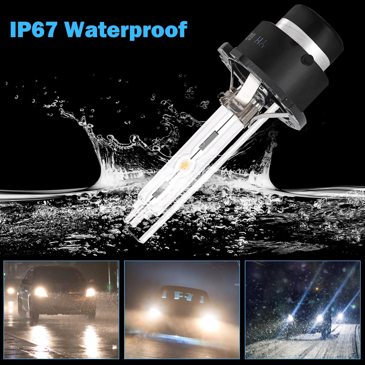 W3T19371 Xenon HID Headlight Ballast with Igniter & D2S Bulb Replacement for Acura TL TSX ILX ZDX RDX Honda Odyssey Mazda 3 5 CX-9 Mitsubishi Outlander Lancer - Replaces W3T15671 W3T16271