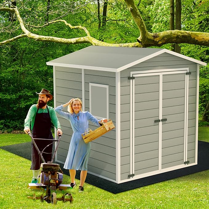 Haull Outdoor Storage Shed Floor Moat Waterproof Outdoor Carport Mat Thickened - Image 2