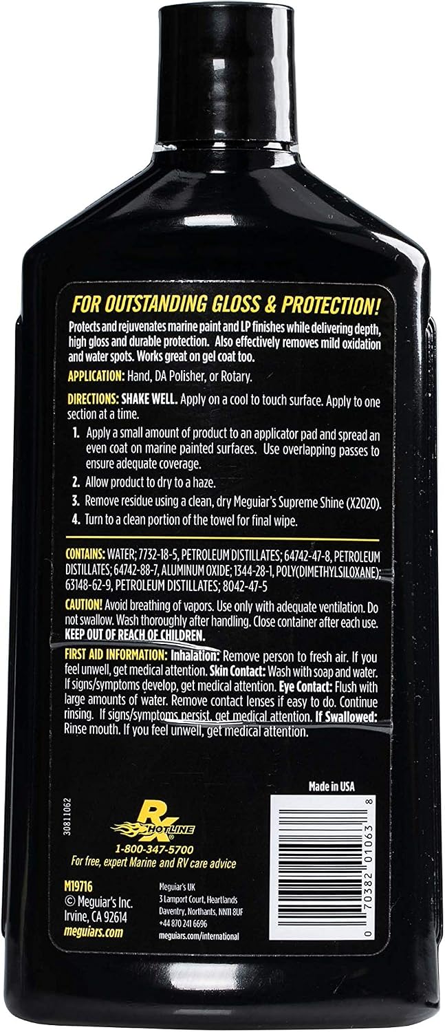 Meguiar's Marine Premium Polish, 16 Ounce (M19716)