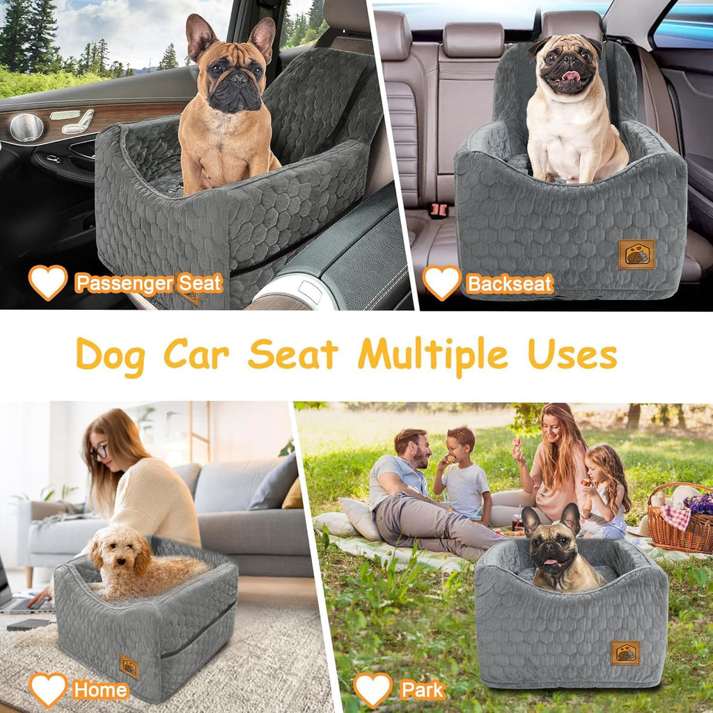 dog car seat for small/medium dogs, memory foam, package contents